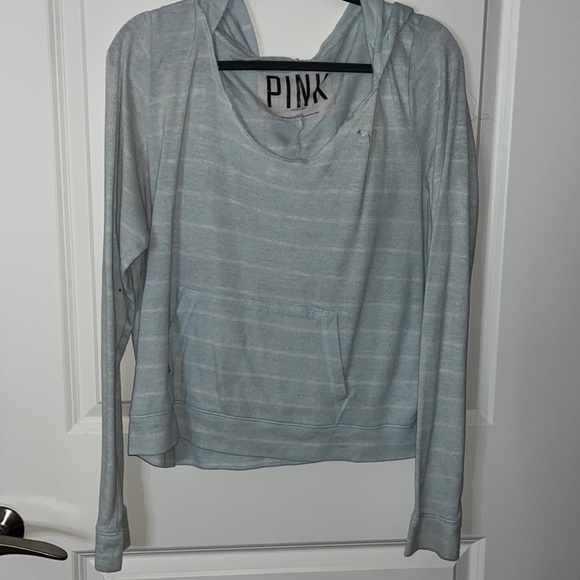 PINK light weight swoop neck long sleeve - Picture 1 of 6